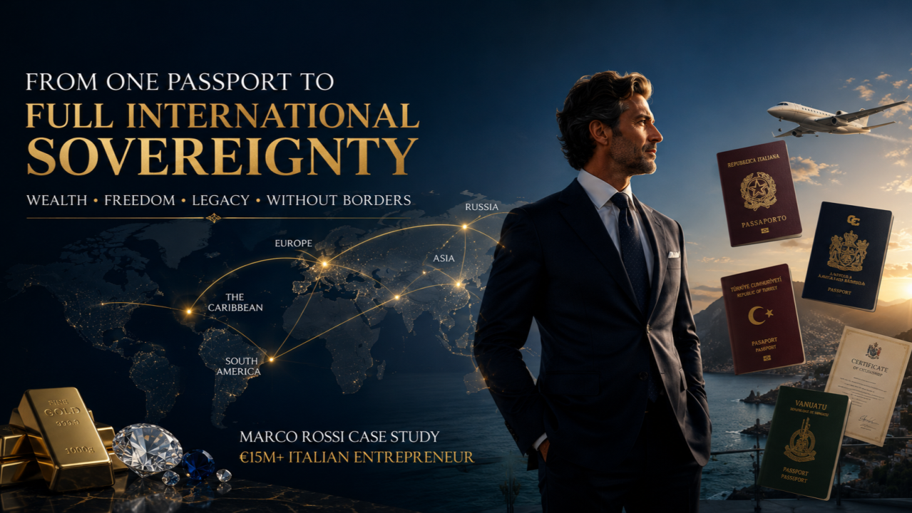 Editorial cover for From One Passport to Four